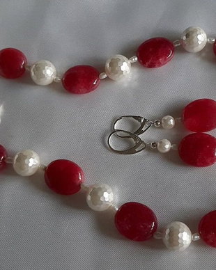 Agate roz & Perle Mallorca