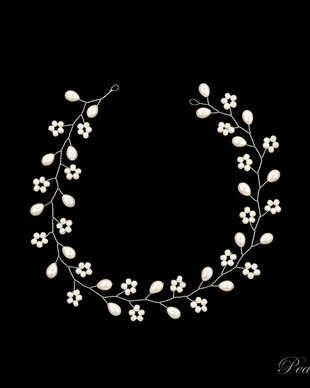 Coronita mireasa cu perle Simple Beauty
