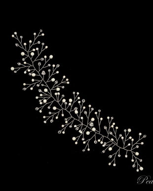 Accesoriu de par din perle Crystal Twig