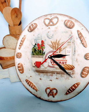 Ceas de perete decorativ/Ceas bucatarie