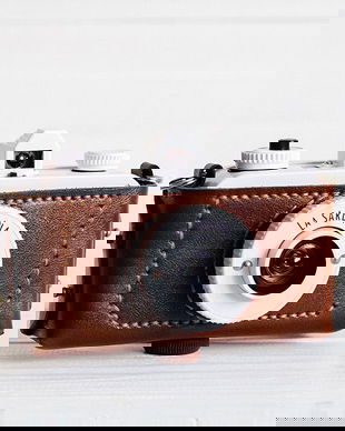 Husa de piele pentru Lomography La Sardina, etui aparat foto, toc camera foto