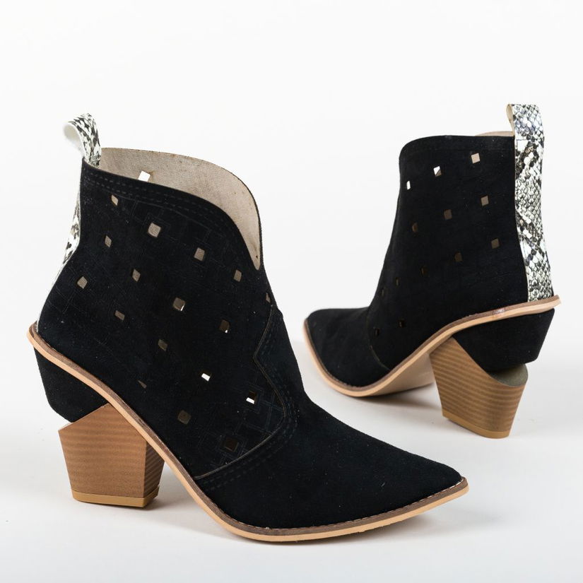 Botine Sacramento Negre