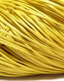 Ata din bumbac cerata, 1 mm, galbena-110