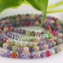 Mix tanzanit si turmalina 4mm (1sirag)