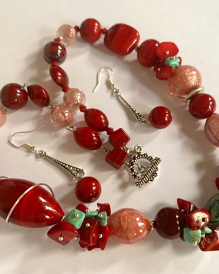 FIESTA-murano,coral,turcoaz