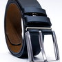 Curea piele naturala, tabacita vegetal. Curea neagra. Cadouri handmade.