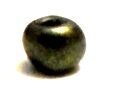 Margele nisip verde inchis metalizat 4 mm 100 g.