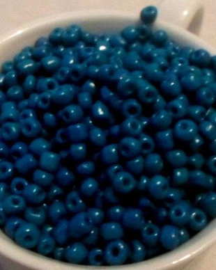 Margele nisip blue marin perlat 4 mm 100 g.
