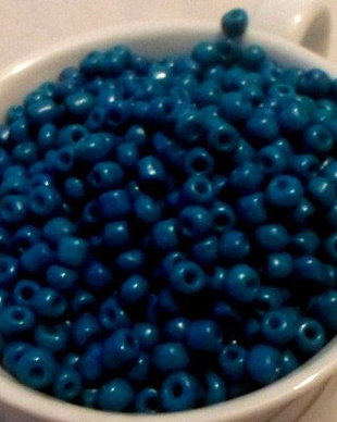 Margele nisip blue marin perlat 4 mm 50 g.