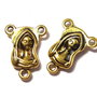 Candelabru, auriu antichizat, 20x15 mm