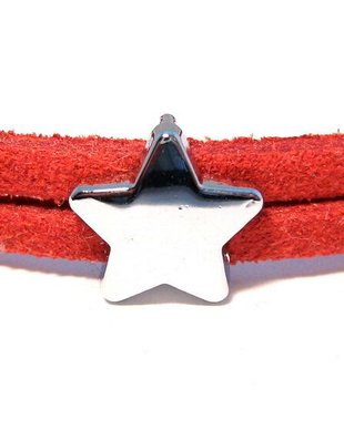Slide Charm argintiu, 9.5x9.5 mm