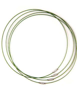 Baza pentru coliere, 43 cm, verde