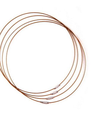 Baza pentru coliere, 43 cm, maro