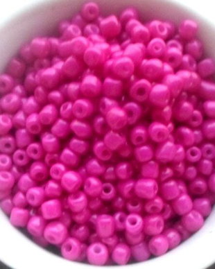 Margele nisip orhidee inchis 4 mm 100 g.