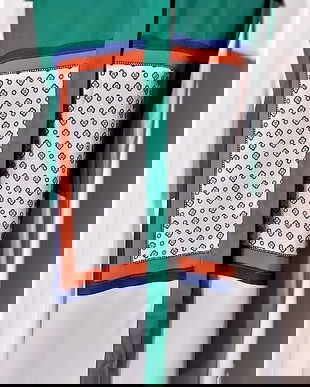 Bluza vintage imprimeu geometric mas 44-46