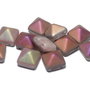 Pyramid, 12x12 mm, Crystal Sliperit Matted - 00030-29570