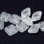 Pyramid, 12x12 mm, Crystal Matted - 00030-84110