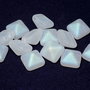 Pyramid, 12x12 mm, Crystal AB Matted - 00030-28771