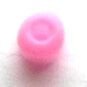 Margele nisip roz lucios deschis 4 mm 100 g.