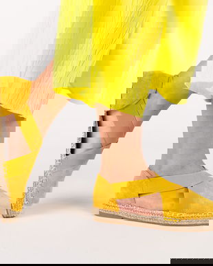 Espadrile Icra Galbene