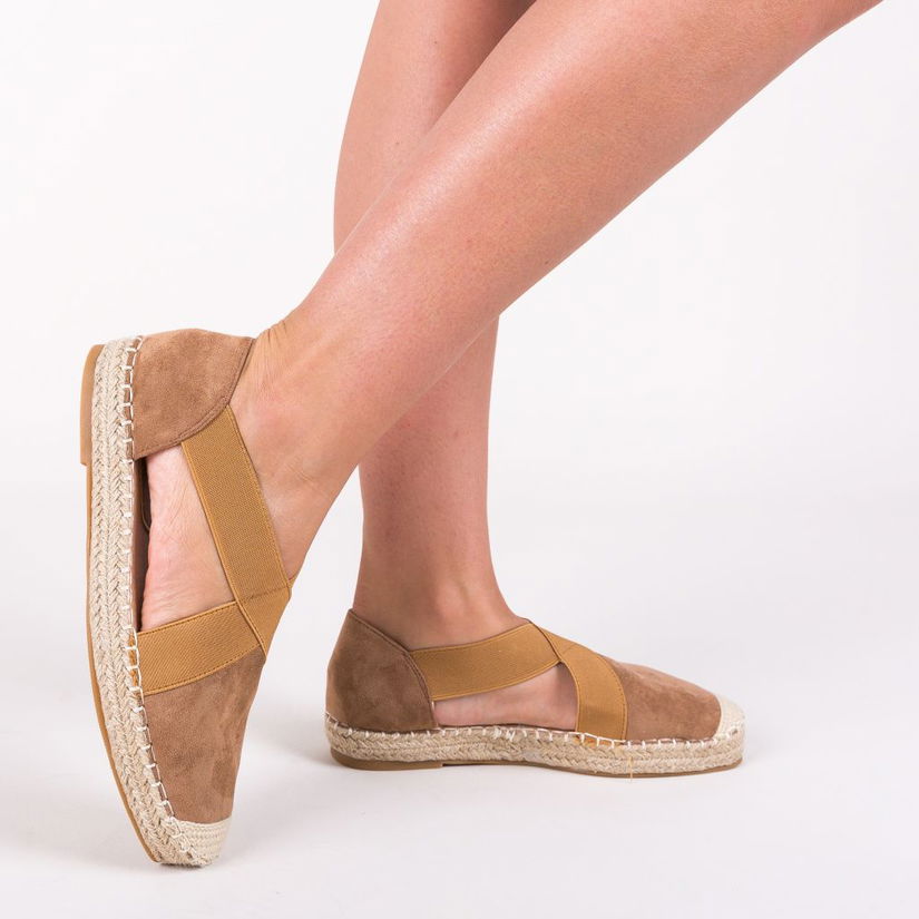 Espadrile Icra Camel