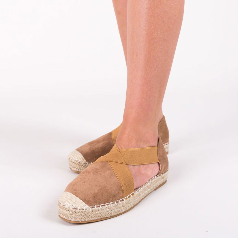 Espadrile Icra Camel