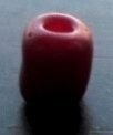 Margele nisip rosu fumuriu intens 4 mm 50 g.