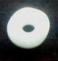 Margele nisip alb mat 4 mm 50 g.