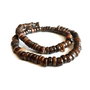Sidef discuri 5-6 x 2-4mm, sirag (17cm) - maro GSLAK-T 036
