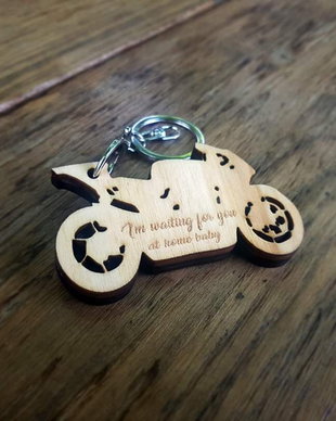 Breloc personalizat moto