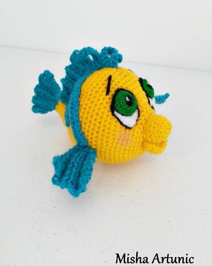 Pestisor crosetat amigurumi - Jucarie/ Homedeco