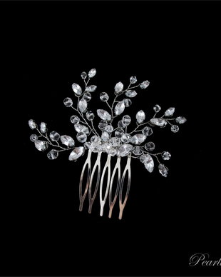 Pieptene par cristale Crystals & Montees