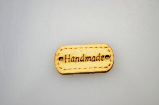 Etichete din lemn-  handmade- 2.35 x 1.1 cm