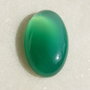 Cabochon 2 agata verde - degrade aprox 30x20x7 mm