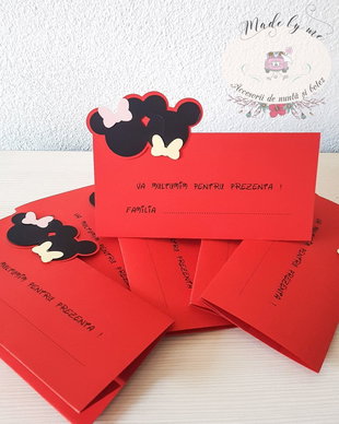 Plic de bani cu Minnie si Mickey