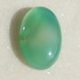 Cabochon  agata vernil - degrade aprox 30x20x7.5 mm
