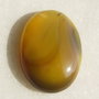 Cabochon 1 agata galben - maron aprox 30x22x7 mm