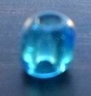 Margele nisip blue inchis transparent 4 mm 100 g.