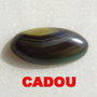 CADOU .... Cabochon agata dungata aprox 28x13.5x6 mm