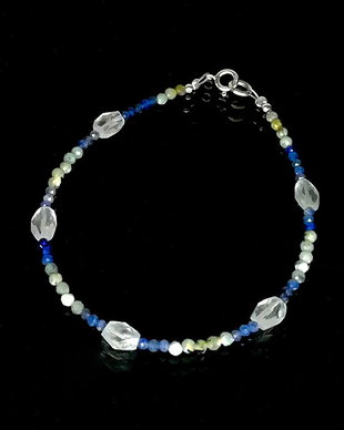 Bratara turcoaz, sodalit, topaz