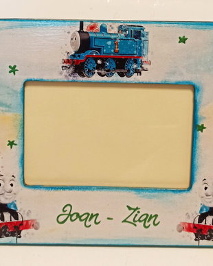 Rama foto personalizata cu Trenuletul Thomas