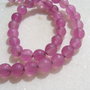 Agate lila fatetate aprox 5.5-6 mm