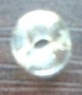 Margele nisip alb transparent 4 mm 50 g.