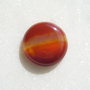 Cabochon rotund din agata carneol aprox 25x6 mm