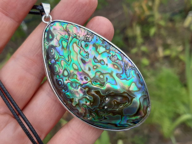Colier pandant paua shell