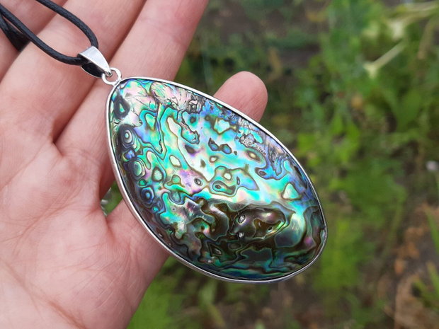 Colier pandant paua shell
