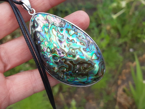 Colier pandant paua shell