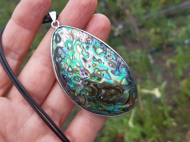 Colier pandant paua shell