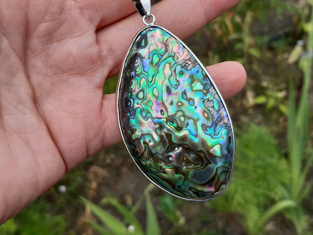Colier pandant paua shell