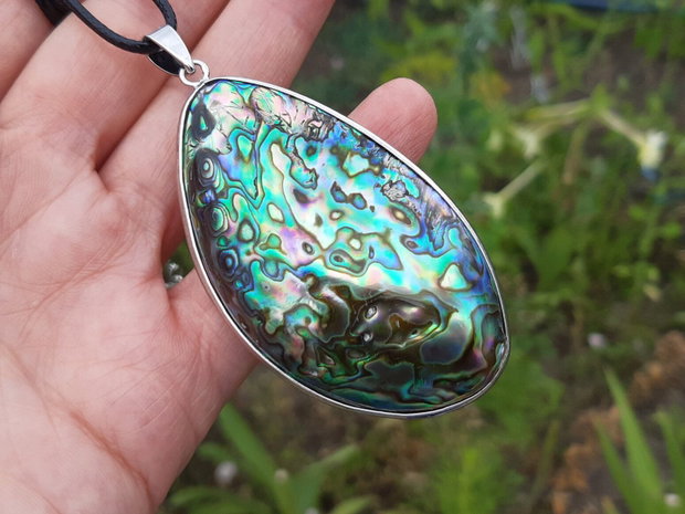 Colier pandant paua shell